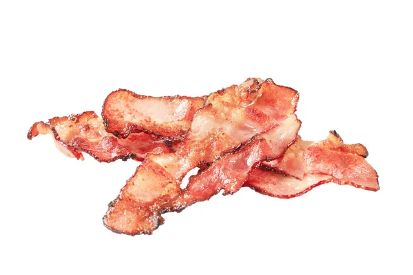 Fried bacon strips — Stock Photo, Image