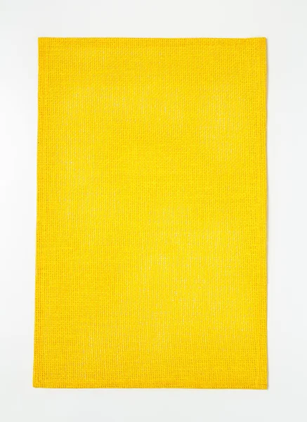 Mantel de posición amarillo rectangular — Foto de Stock