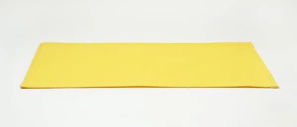 Gele rechthoek placemat — Stockfoto