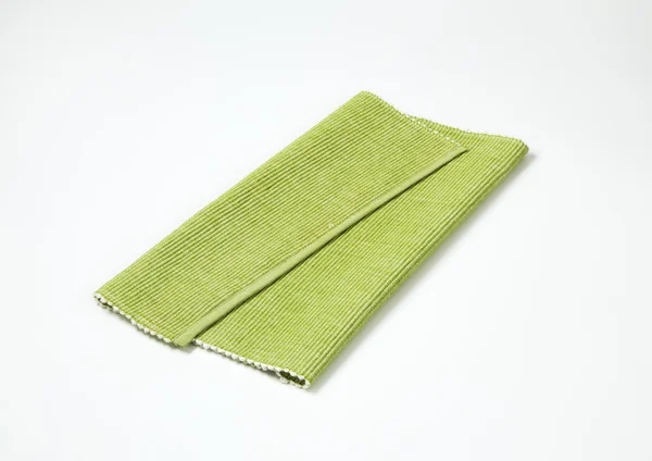 Tischset aus hellgrüner Baumwolle — Stockfoto