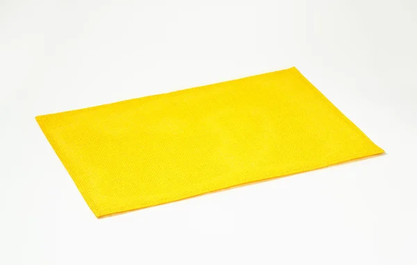 Placemat amarelo retangular — Fotografia de Stock