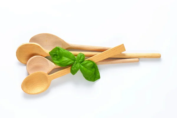 Variety of wooden spoons — Stock Photo, Image