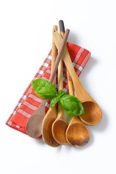 Old wooden spoons — Stock Photo, Image