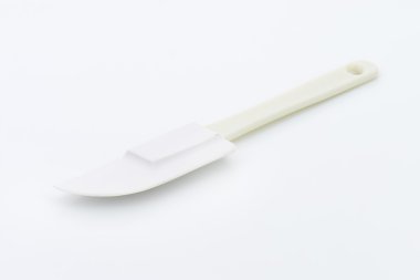 Beyaz silikon spatula
