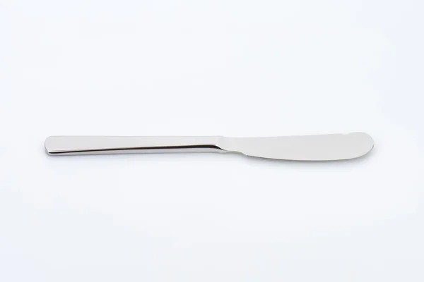 Cuchillo de mantequilla de metal —  Fotos de Stock