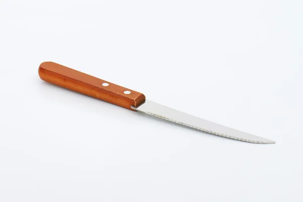 Serrated kitchen knife — Stock Photo, Image