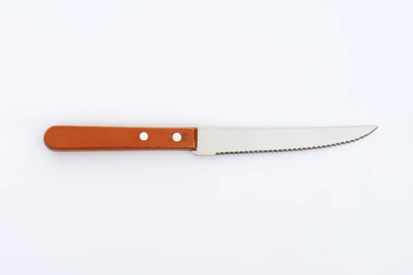 Serrated kitchen knife — Stock Photo, Image