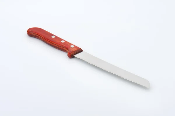 Cuchillo de madera mango pan — Foto de Stock