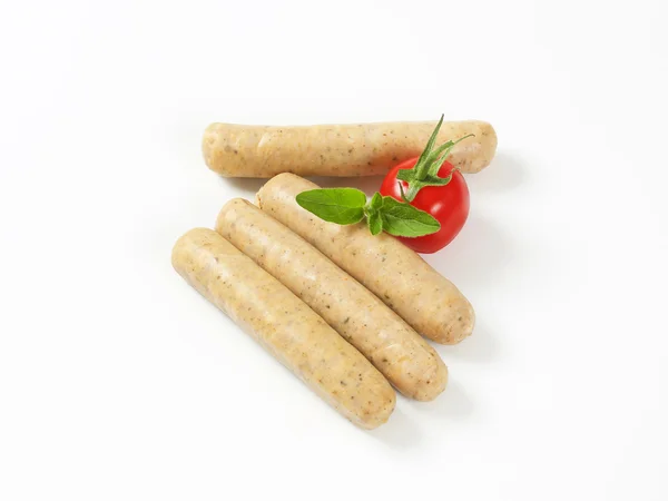 White Polish sausages — Stock Photo, Image