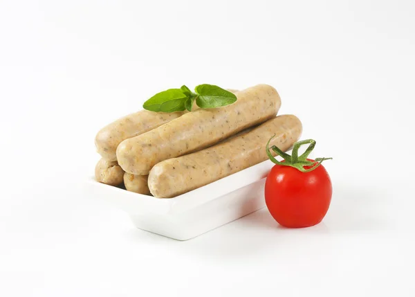 Unsmoked Polish Sausages — Stock Photo, Image