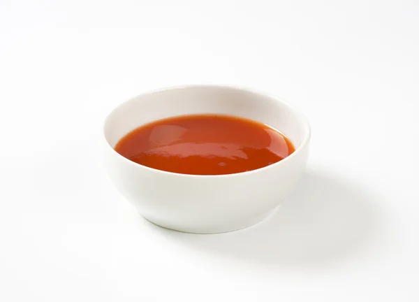 Bowl of tomato soup — Stock Photo, Image