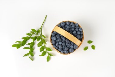 sepet içinde yaban mersini