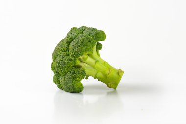 Fresh head of broccoli clipart