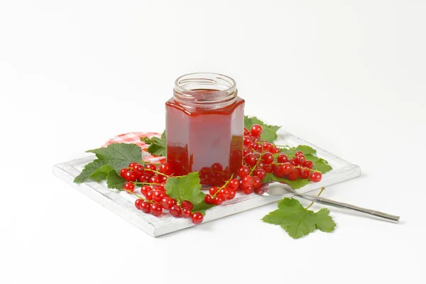 Red currant jelly — Stock Photo, Image