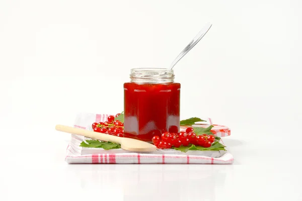 Red currant jelly — Stock Photo, Image