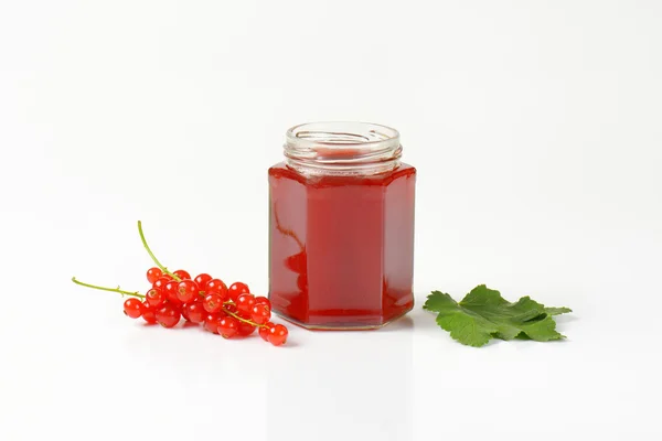 Red currant jelly — Stock Photo, Image