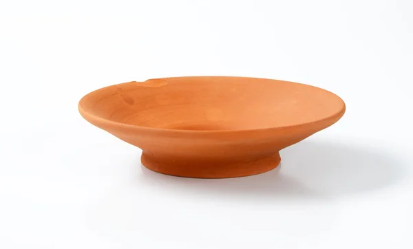 Red clay bowl — Stock Photo, Image