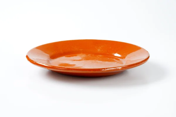 Glazed ceramic plate — Stock Photo, Image