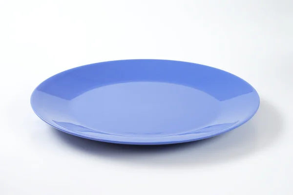 Kék tányér — Stock Fotó