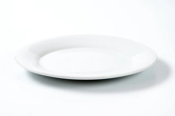 Άσπρο πιάτο — Φωτογραφία Αρχείου