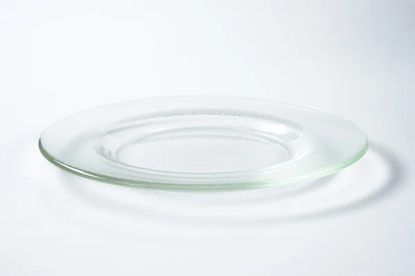 Empty glass plate — Stock Photo, Image