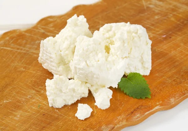 Fresh curd cheese — Stock Photo, Image