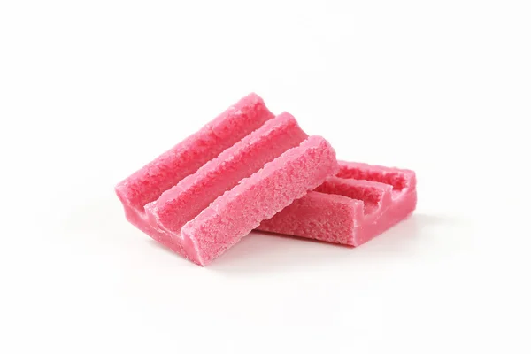 Pink chewing gums — Stock Photo, Image