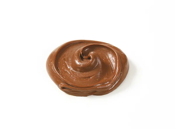 Schokoladen-Haselnussaufstrich — Stockfoto