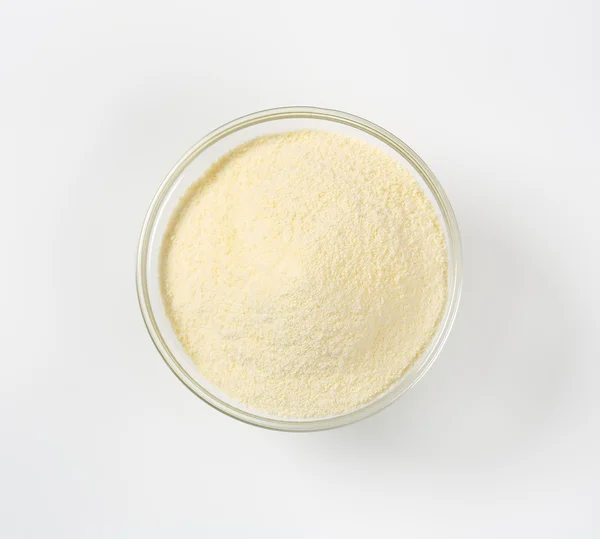 Heap of raw semolina — Stock Photo, Image