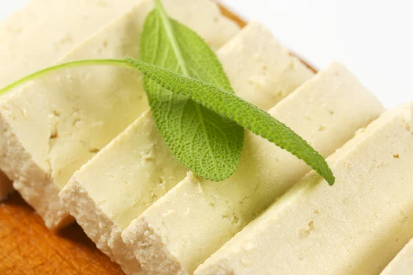 Fette di tofu fresco — Foto Stock