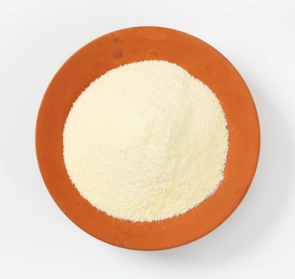 Durum wheat semolina flour — Stock Photo, Image