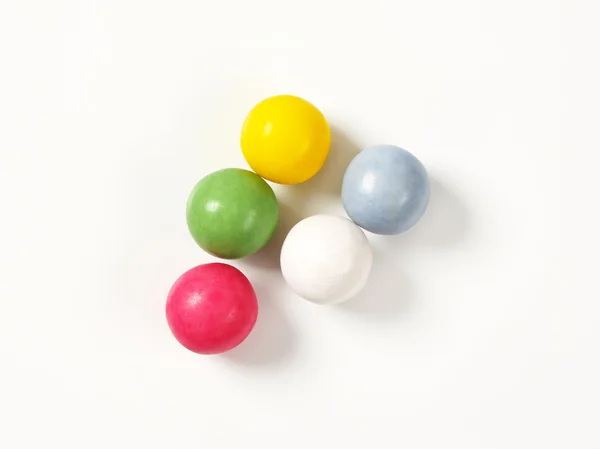 Yellow candy balls — Stock Photo, Image