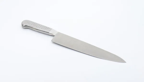 Celokovové kuchyňský nůž — Stock fotografie