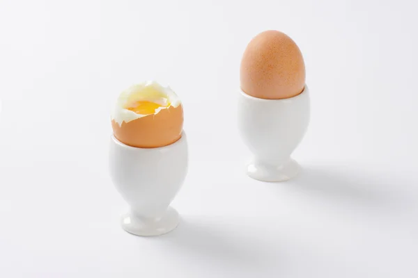 Soft boiled eggs — Stock Photo, Image