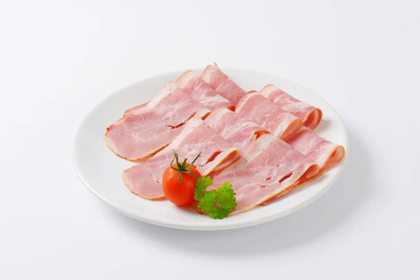 Fatias de bacon — Fotografia de Stock