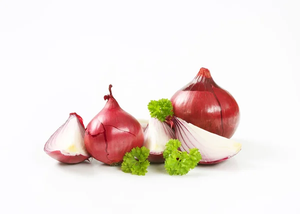 Świeżej cebuli czerwonej — Zdjęcie stockowe
