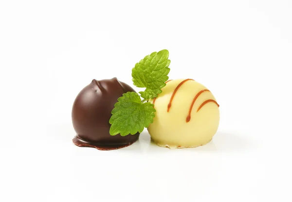 Belgijskie Pralinki czekoladowe — Zdjęcie stockowe