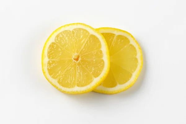 Dos rodajas de limón — Foto de Stock