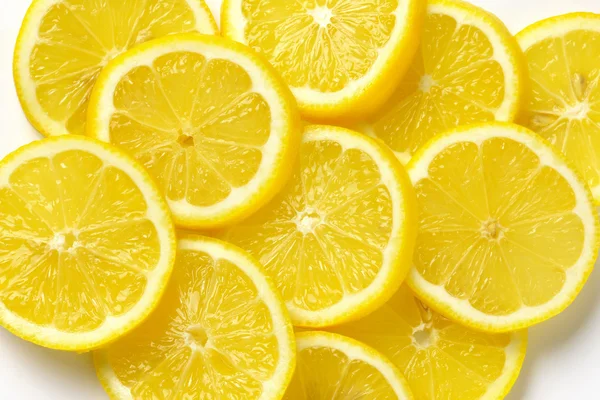 신선한 레몬의 조각 — 스톡 사진