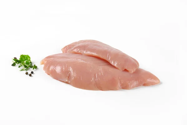 Raw turkey breast fillets — Stock Photo, Image