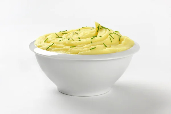 Mashed potatoes with chives — Stock Photo, Image