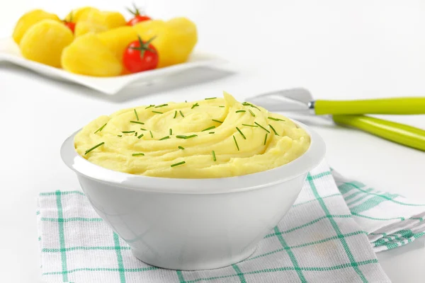 Purée de pommes de terre à la ciboulette — Photo