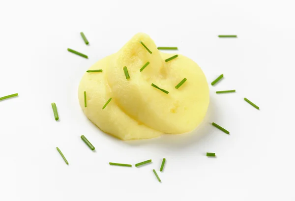 Mashed potatoes with chives — Stock Photo, Image