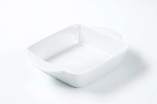 Square baking dish with two ears — Stock Photo, Image