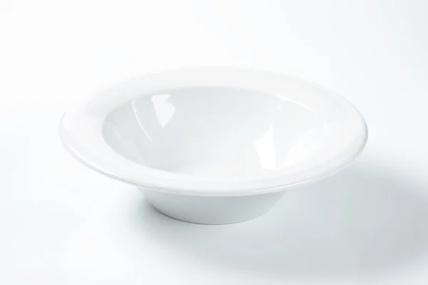 화이트 수프 접시 — 스톡 사진