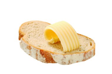 tereyağı curl ile ekmek