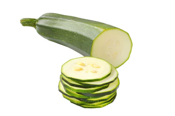 Sliced fresh zucchini — Stock Photo, Image