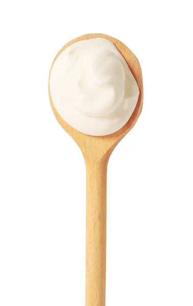 Hladké crème fraiche — Stock fotografie