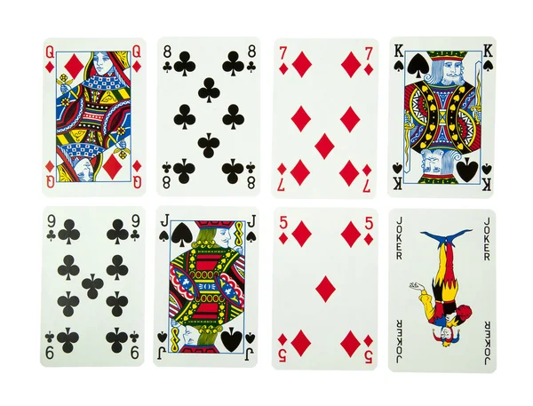 French playing cards — Stock Photo, Image