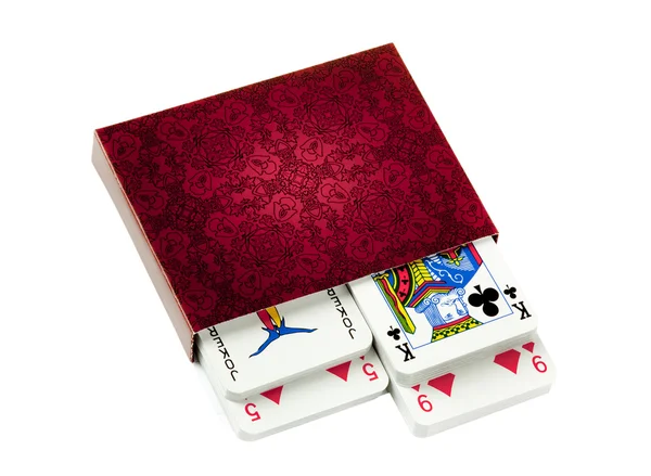 Français cartes à jouer — Photo